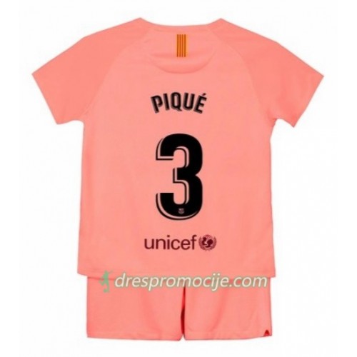 FC Barcelona Dres Pique 3 Dječji Treći 2018/19 Kratkih Rukava FC Barcelona Dres Pique 3 Dječji Treći 2018/19 Kratkih Rukava